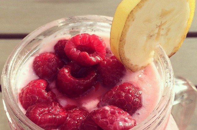 Smoothie Banana Razz Colada 